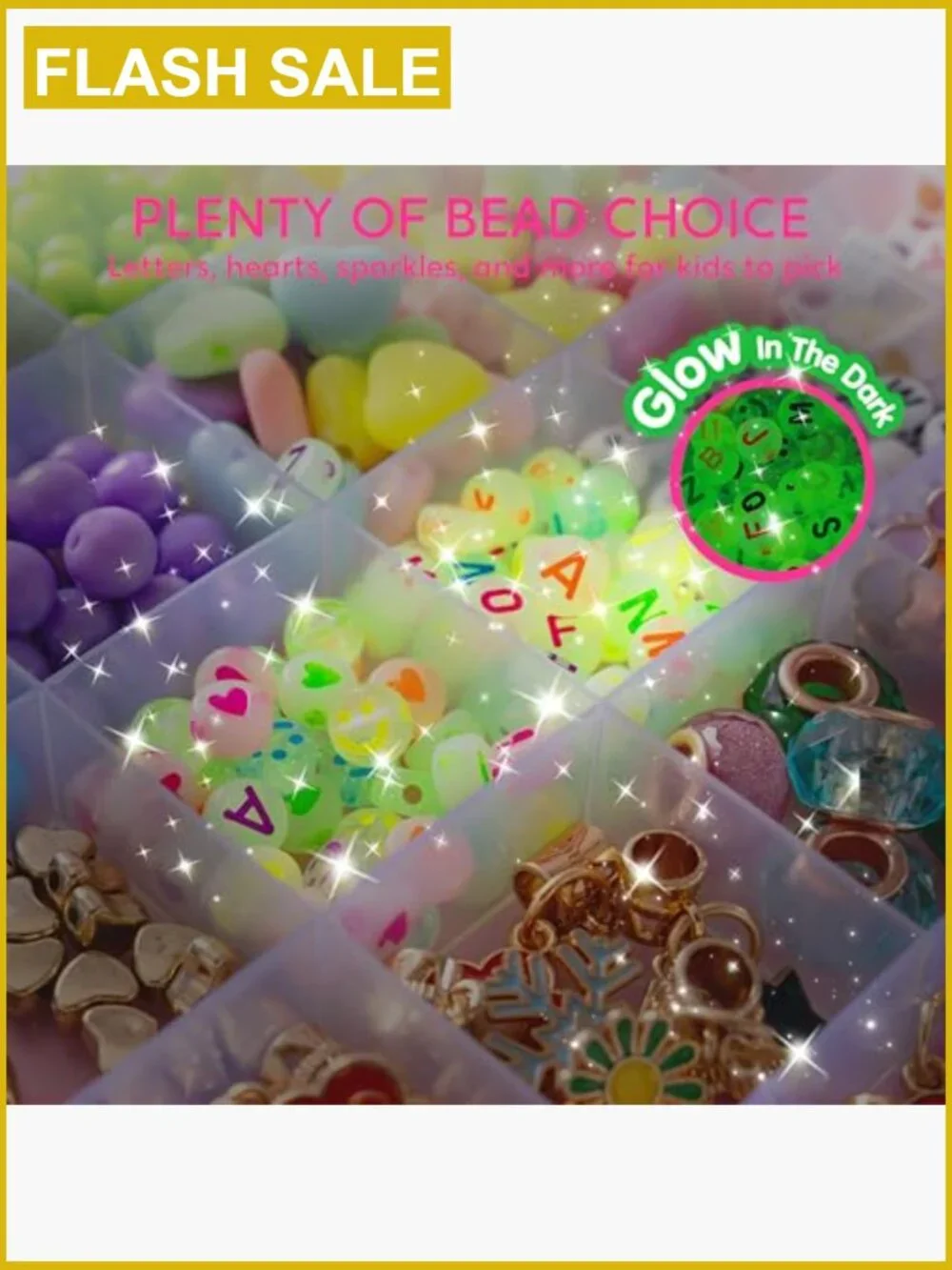 Princess Bracelet Making Kit 650+ Beads 30+ Designs